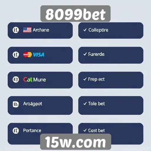Métodos de pagamento aceitos na plataforma 8099bet
